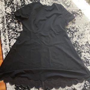 Black formal maternity dress